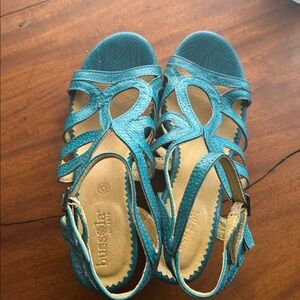 Bussola Vibrant Blue Sandals